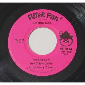 Peter Pan Players Old King Cole EP 45 RPM VG Children's 60s